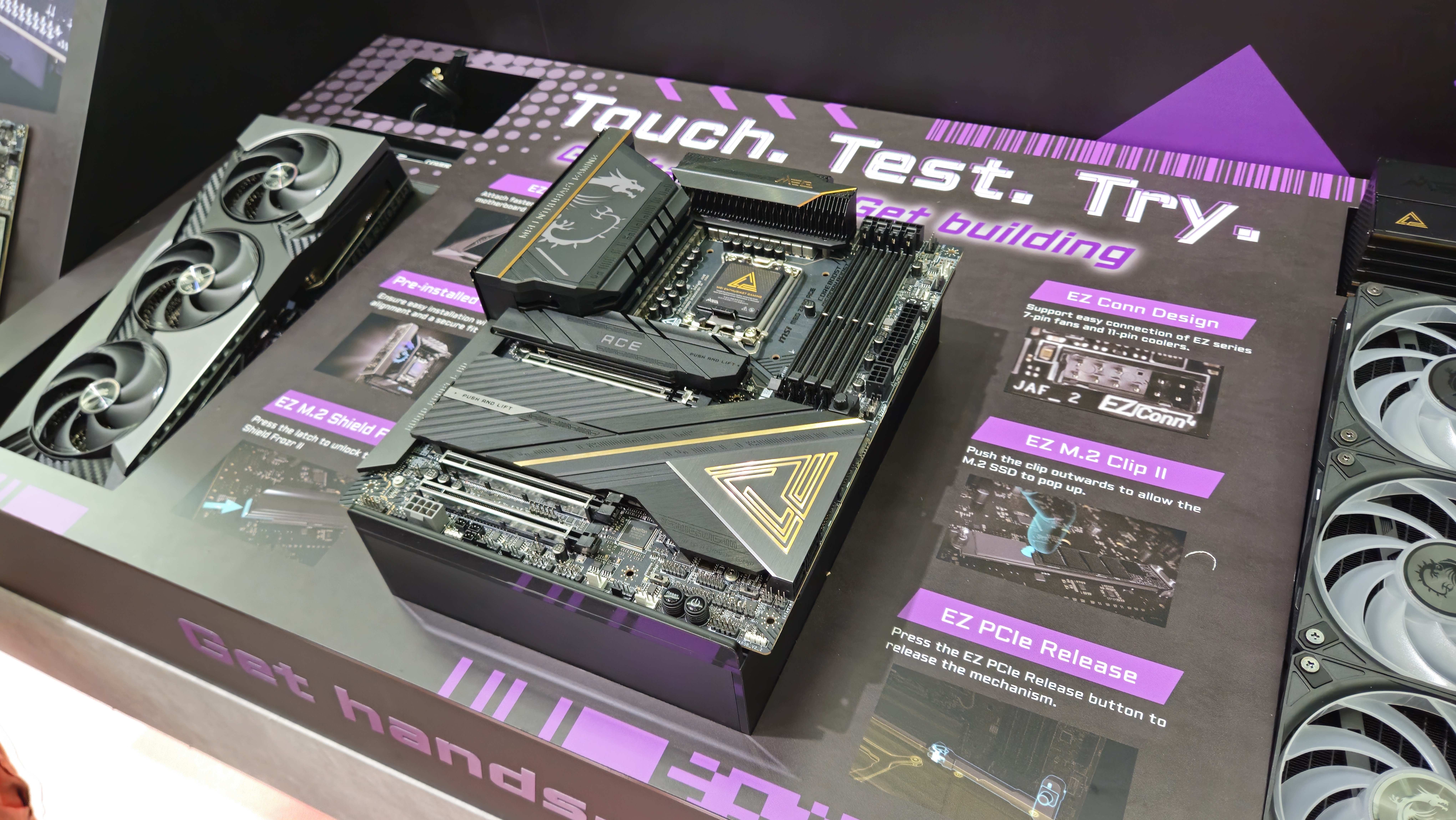 MSI components on display at Computex 2025