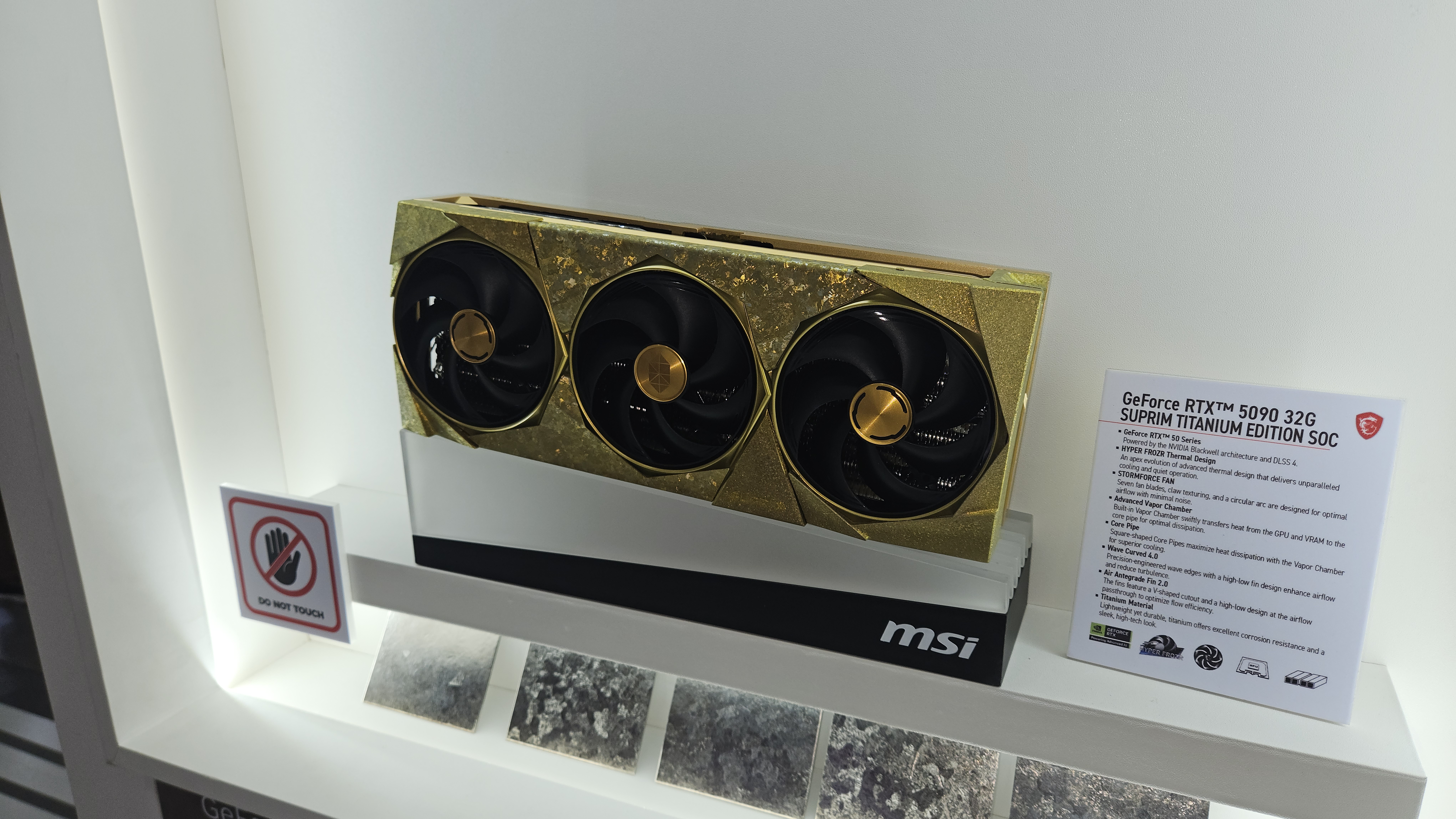 MSI components on display at Computex 2025