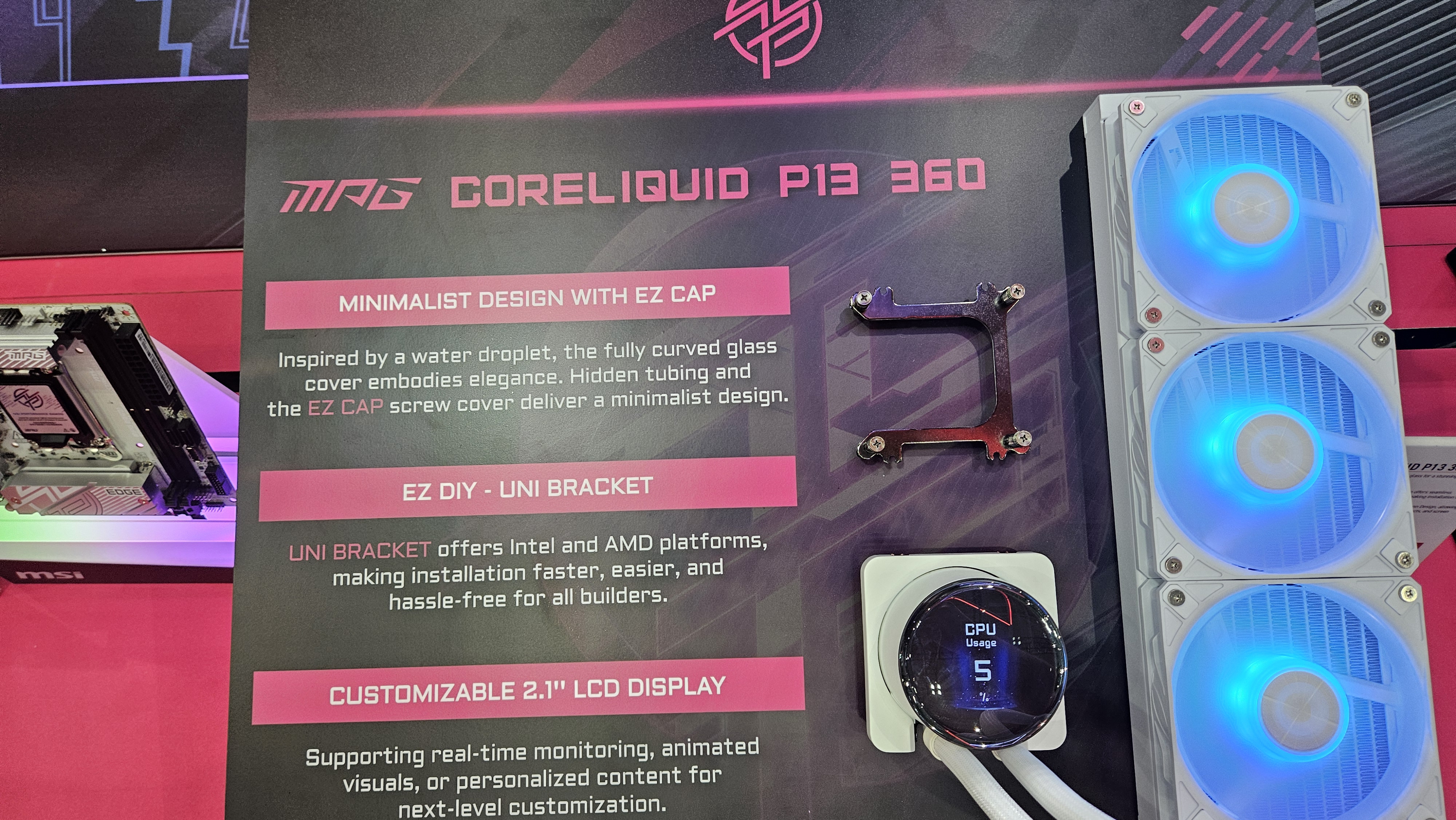 MSI components on display at Computex 2025