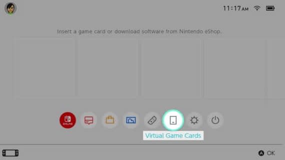 Nintendo Switch Virtual Game Cards