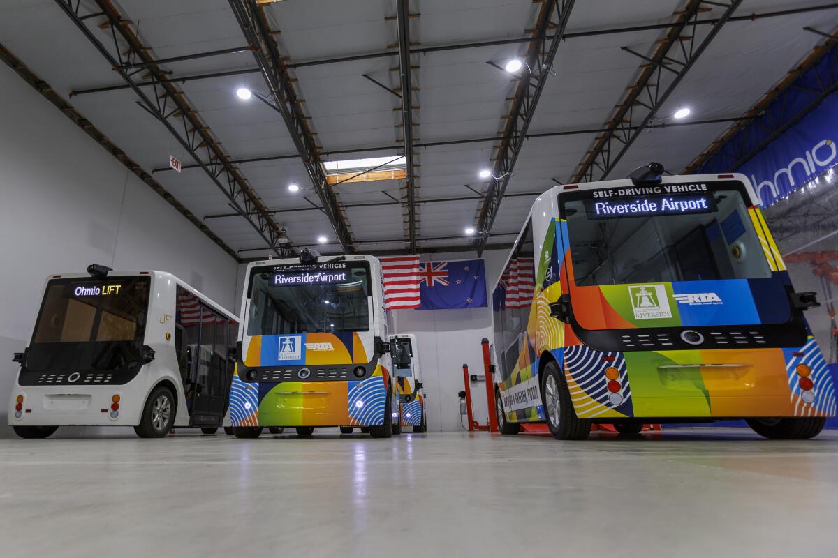 The zero-emission all-electric mini-buses will be operated by the Riverside Transit Agency.
