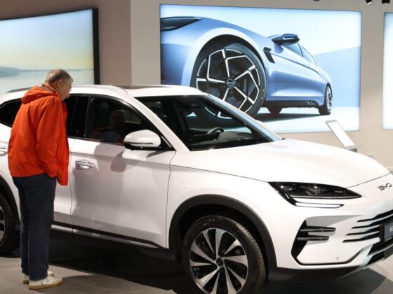 Chinese EV stocks tumble after BYD slashes prices as much as 34%