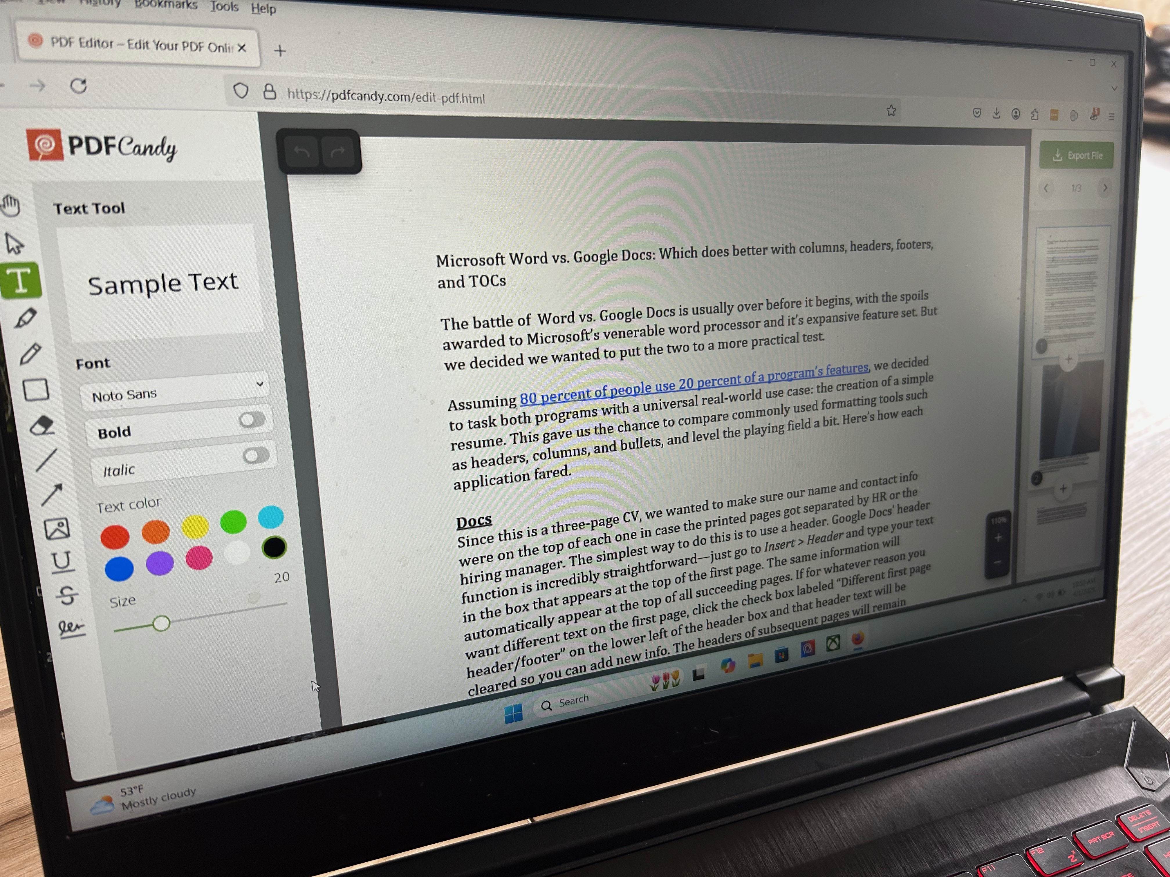 PDF Candy - Best free PDF editor