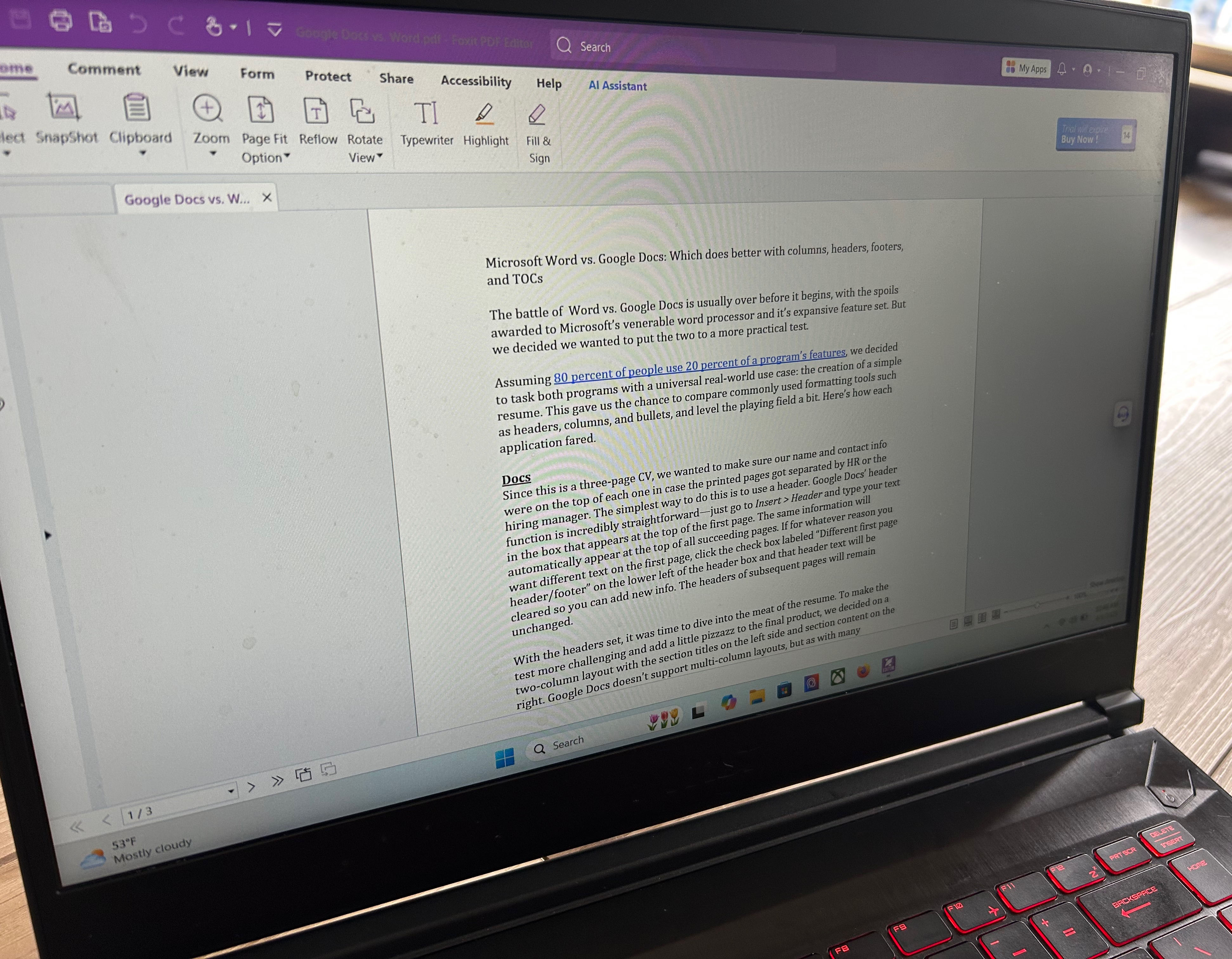 Foxit PDF Editor 13 - Best PDF editor runner-up