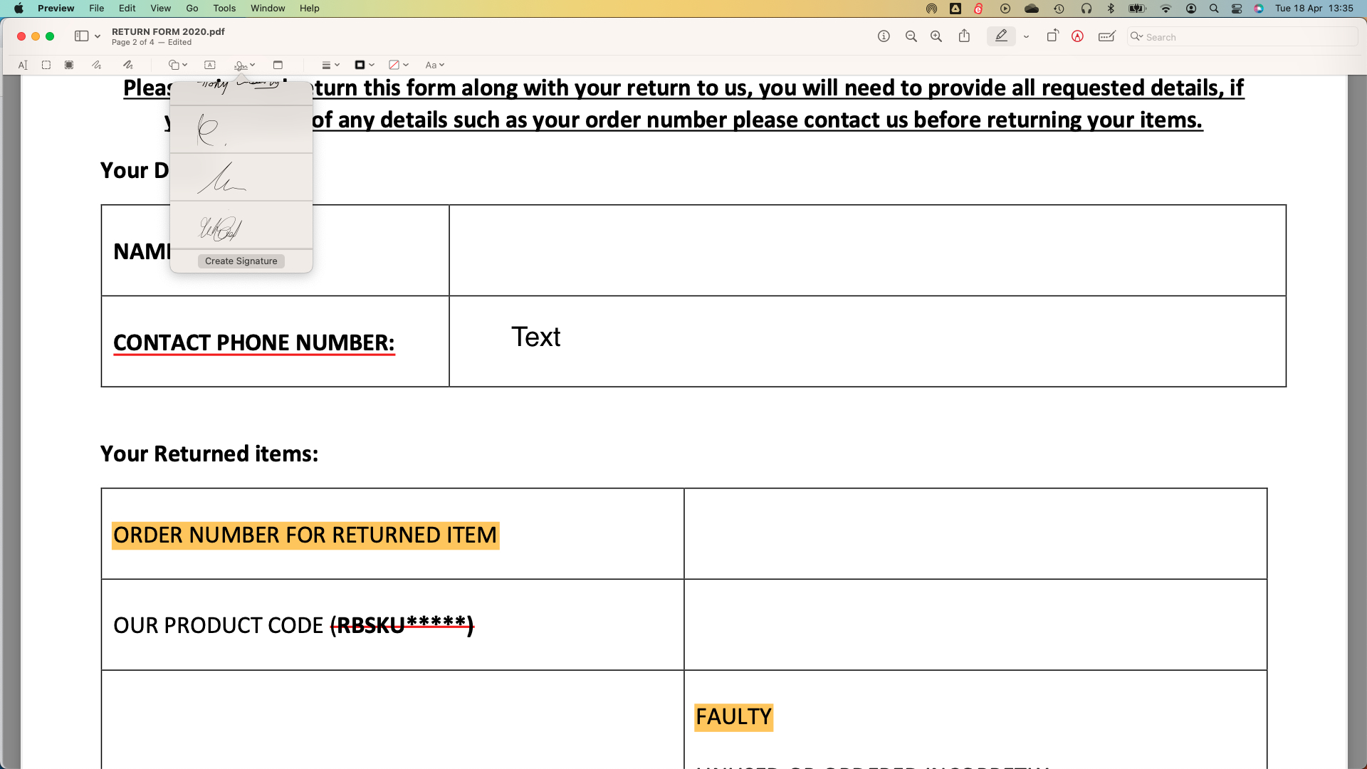 Apple Preview PDF editor - Best free PDF editor for Mac