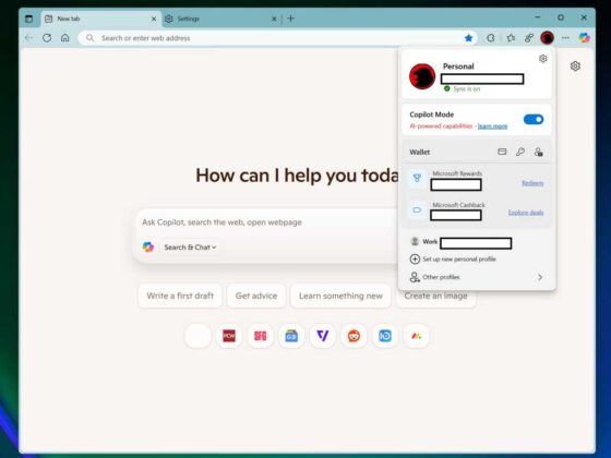 Here’s what the new ‘Copilot Mode’ within Edge looks like