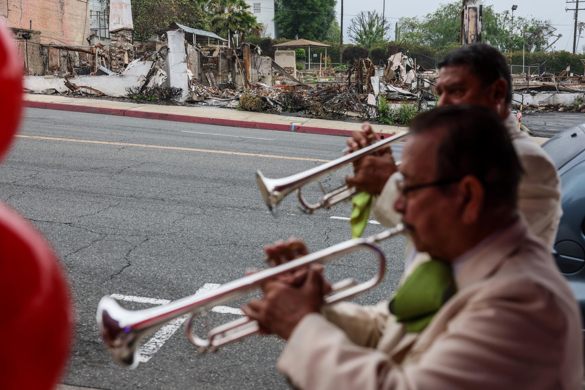 Photo of a mariachi band