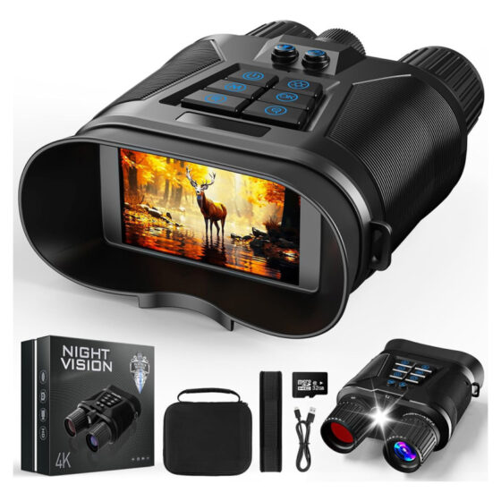 Amazon is selling 'intuitive' 0 4K night vision binoculars for only , and they have 'crystal clear' images