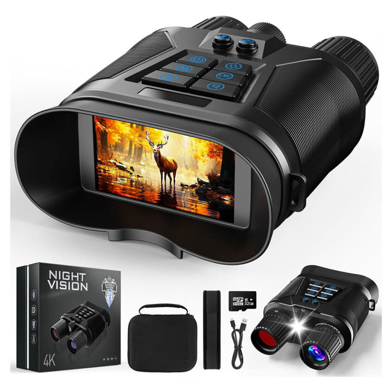Amazon is selling 'intuitive' $130 4K night vision binoculars for only $70, and they have 'crystal clear' images