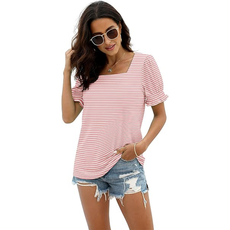 Amazon is selling a 'cute' $26 ruffle sleeve T-shirt for just $10, and shoppers say it's 'super comfy'