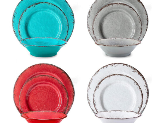 Amazon is selling a 'lightweight'  12-piece dinnerware set for just  that is 'perfect for outdoor dining'