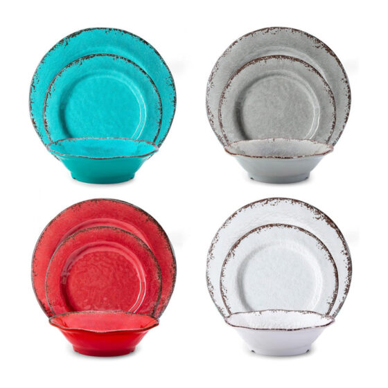 Amazon is selling a 'lightweight'  12-piece dinnerware set for just  that is 'perfect for outdoor dining'