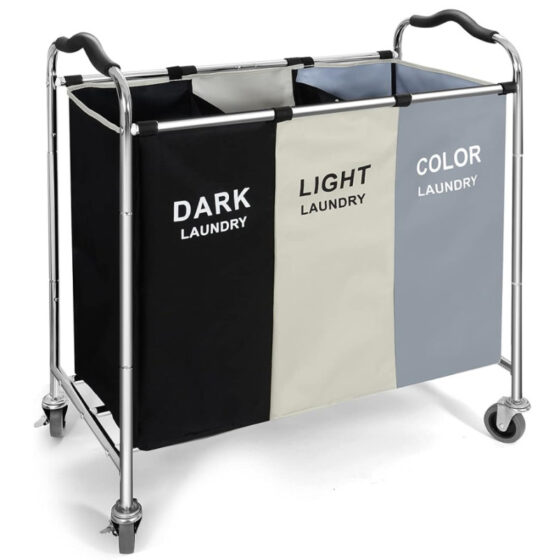 Amazon is selling a 'phenomenal'  laundry organizer for , and shoppers say it makes life 'so much easier'