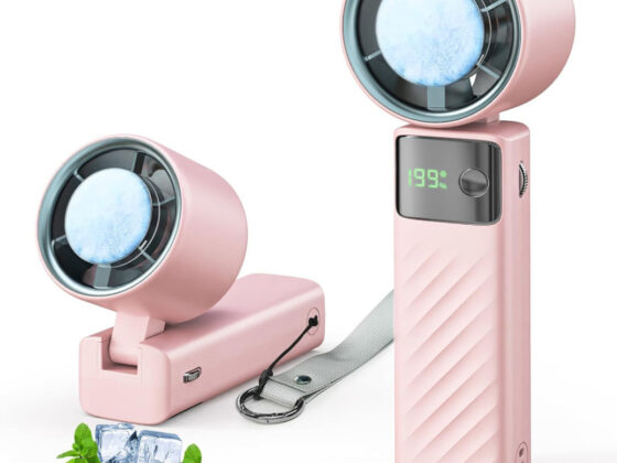 Amazon is selling a 'powerful' 9 portable mini fan for only , and it's a 'lifesaver on hot days'