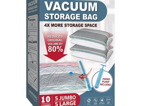 Amazon is selling a  10-pack of vacuum storage bags for , and they 'save you so much space'