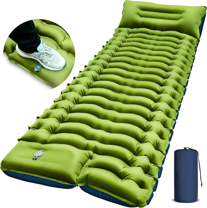 Amazon is selling a $50 camping sleeping pad for $30, and shoppers say it's 'so easy to inflate and deflate'