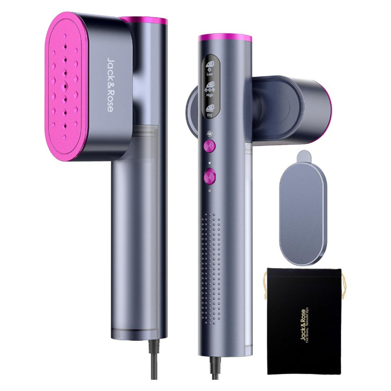 Amazon is selling an $82 travel steamer for $46, and reviewers say it 'heats up in seconds'