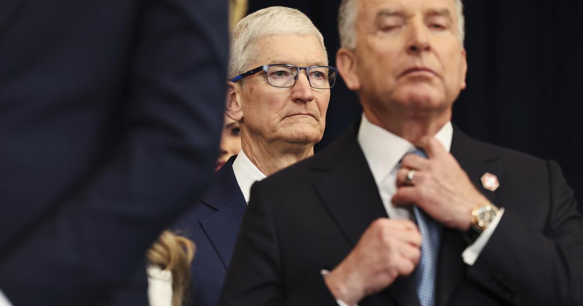 Apple is back in Trump's crosshairs over where iPhones are made