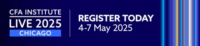 CFA Institute Live 2025 Event Banner