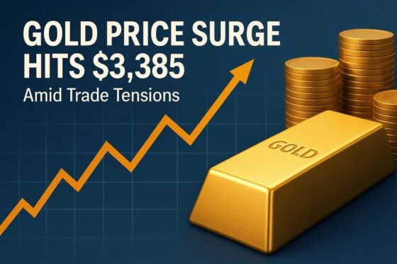 Gold Price Surge Hits ,385 Amid Trade Tensions