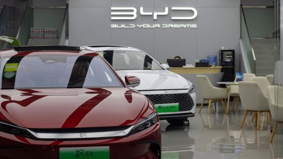 Tesla Rival BYD Tumbles After Launching China EV Price War. Several Rivals Fire Back.
