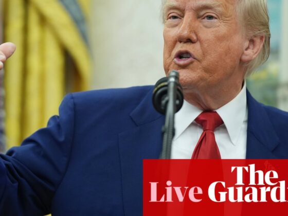 Trump says China ‘totally violated’ tariff truce after US warns trade talks have ‘stalled’ – business live | Business