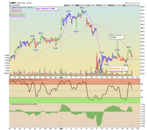 CHWY Ends Flat as TPOW for Week of June 17–21
