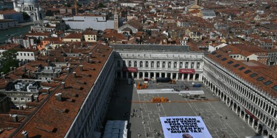 Photos: Celebrities cruise into Venice for Jeff Bezos’ ‘wedding of the century’ amid ongoing protests