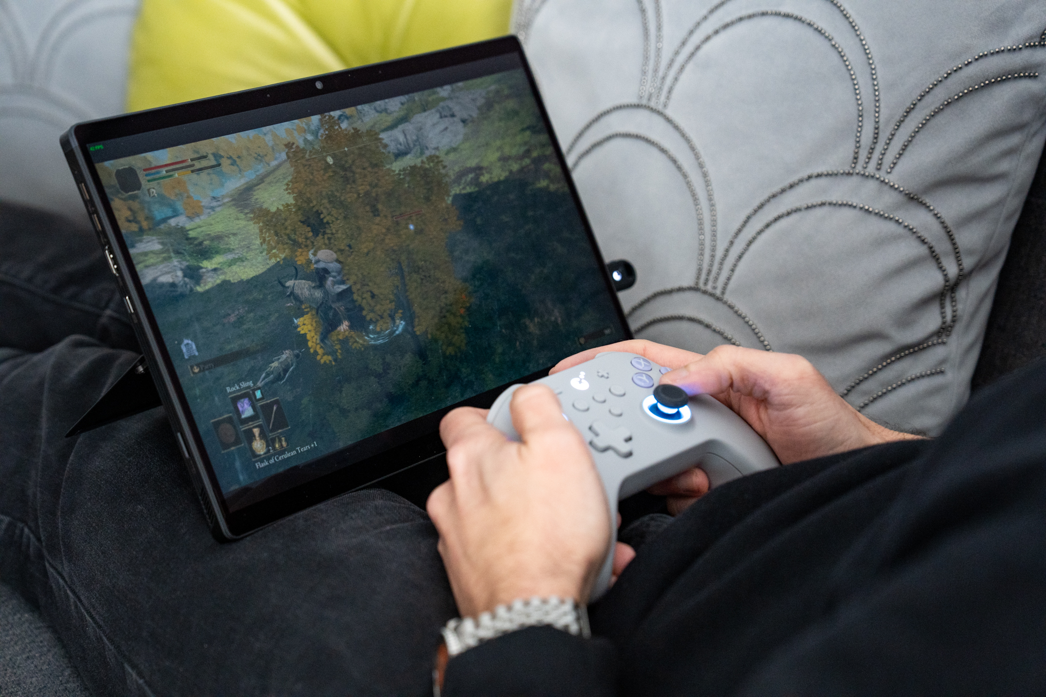 You just can’t do this on other gaming laptops, and it’s part of what makes the ROG Flow special.