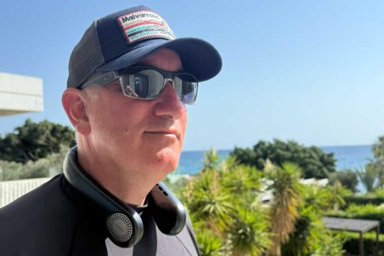 This ingenious neck fan kept me blissfully cool during a 95°F heatwave