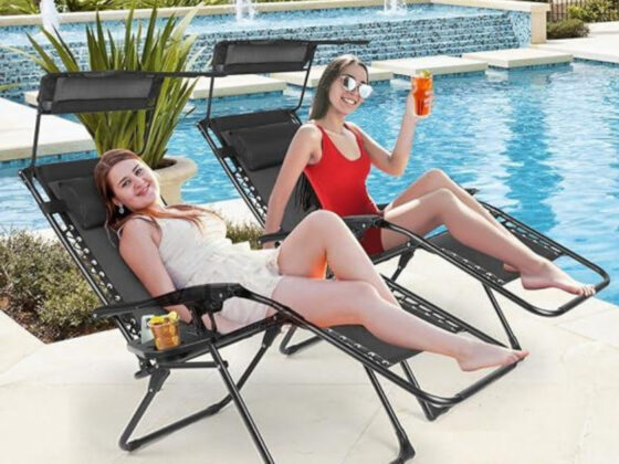 Amazon is selling two 0 zero-gravity outdoor recliners for , and they provide the 'ultimate outdoor comfort'