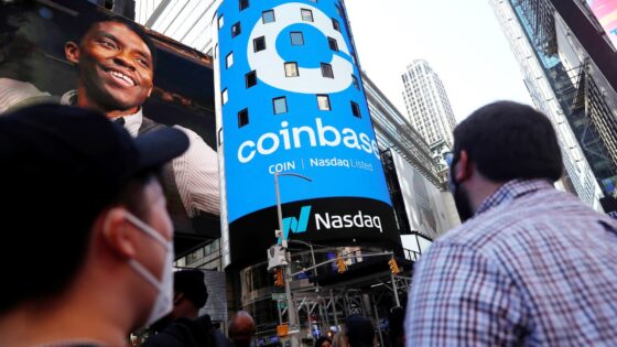 Coinbase is best-performing stock in S&P 500 in June, may move higher