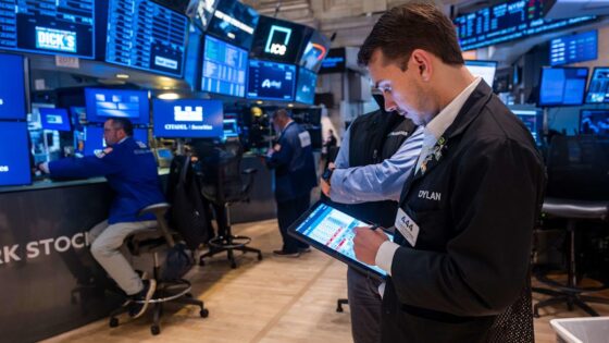 S&P 500 closes just shy of a record high