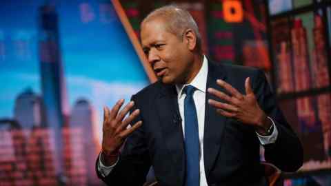 CS Venkatakrishnan, pictured during a Bloomberg TV interview in 2023