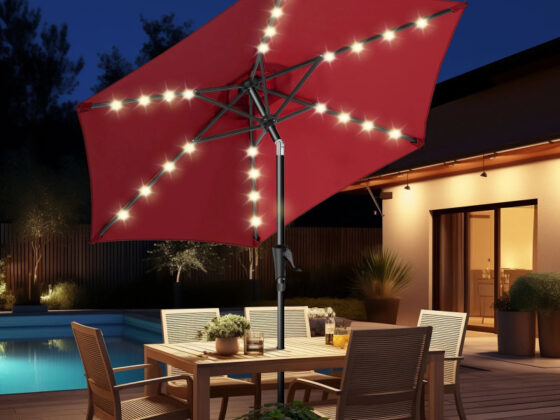 Walmart is selling an 'incredibly sturdy' 4 solar-powered patio umbrella for just 