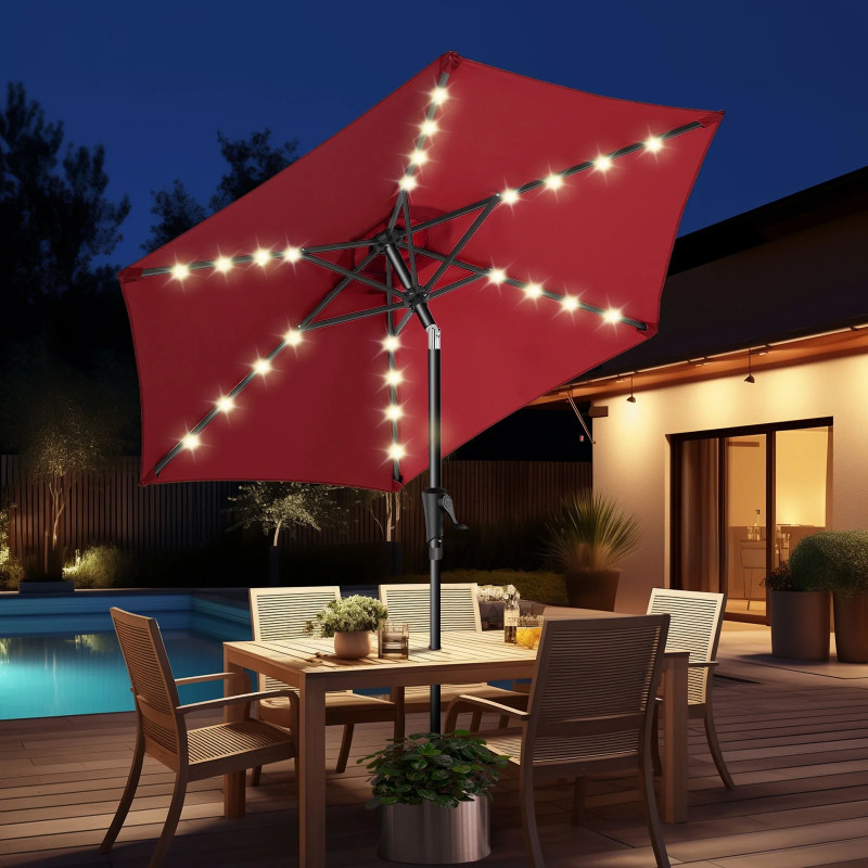 Walmart is selling an 'incredibly sturdy' $164 solar-powered patio umbrella for just $41