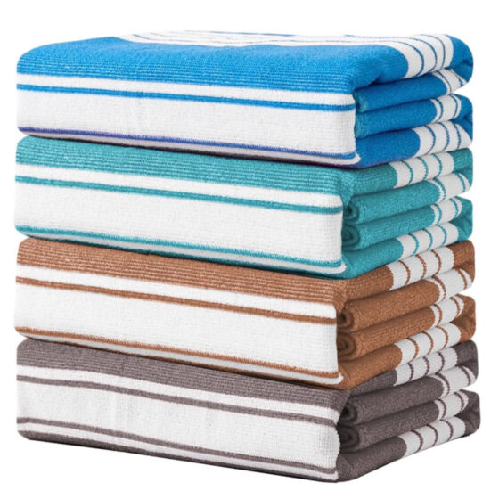 Walmart shoppers love this  4-pack of 'fluffy' and 'absorbent' beach towels that's on sale for just 