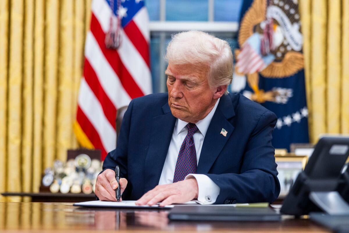 US President Donald Trump in the Oval. Photographer: Jim Lo Scalzo/EPA/Bloomberg via Getty Images