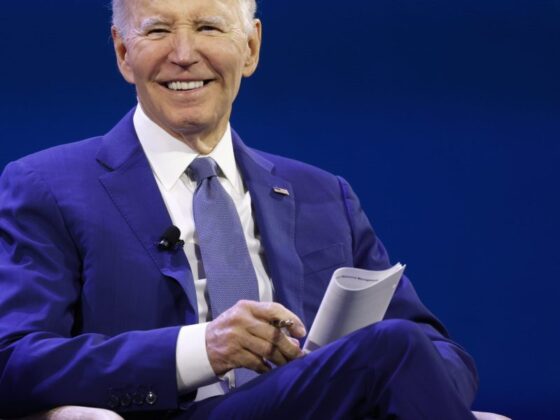 In one of Biden’s first speeches since his cancer diagnosis, he says: ‘Real leadership is all about getting personal’