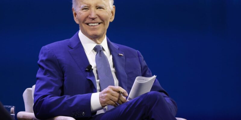 In one of Biden’s first speeches since his cancer diagnosis, he says: ‘Real leadership is all about getting personal’