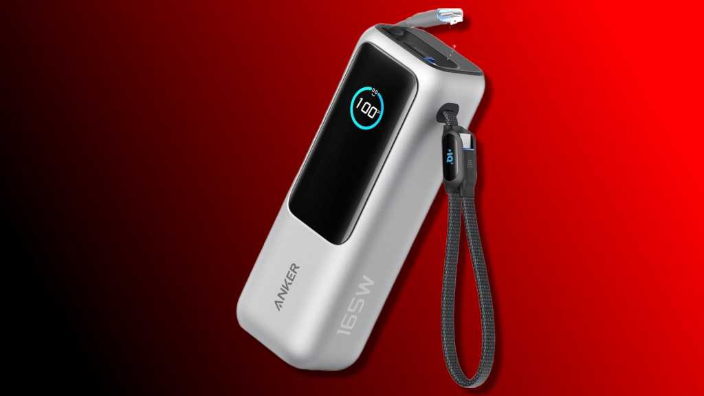 Anker’s 25,000mAh power bank with built-in cables is under $100