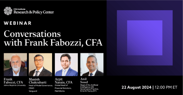 Conversations with Frank Fabozzi, CFA, August episode button