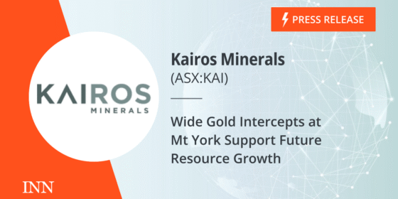 Wide Gold Intercepts at Mt York Support Future Resource Growth