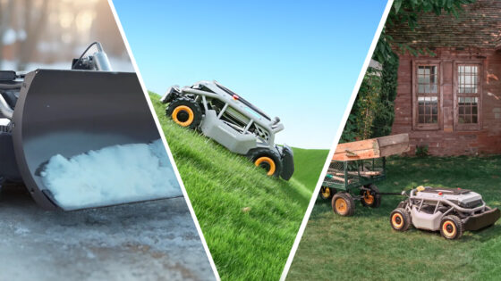 Meet the Transformer of lawnbots: the Mowrator is also a snow plough, leaf vacuum and trailer hitch that takes the effort out of yard work
