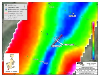 Figure 2: Location Map of 2025 Drill Program at Q48 Target Area and the new Nova Discovery. (CNW Group/IsoEnergy Ltd.)