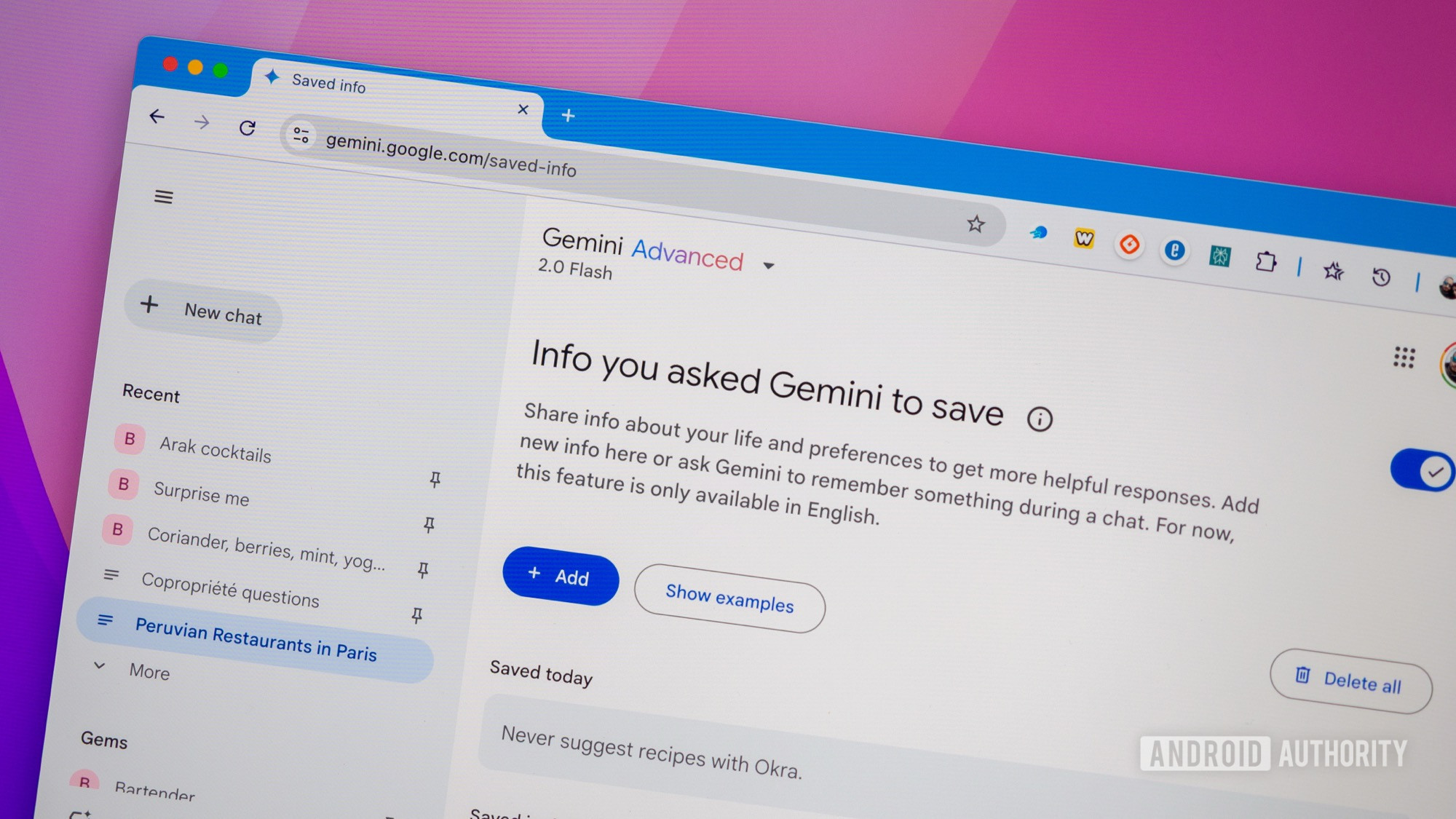 google gemini saved info 1 google gemini saved info 1
