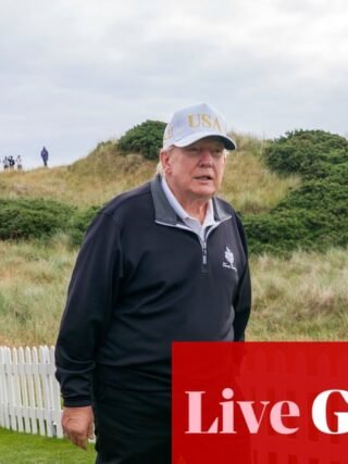 Donald Trump tells UK to cut taxes on North Sea oil ‘treasure chest’ – business live | Business