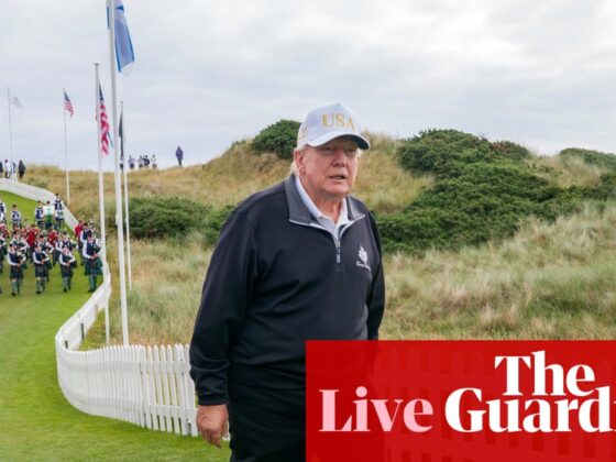 Donald Trump tells UK to cut taxes on North Sea oil ‘treasure chest’ – business live | Business