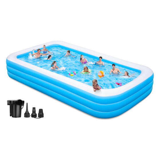 Amazon is selling a 'durable' 0 full-sized inflatable pool for only  that's 'big enough for the whole family'