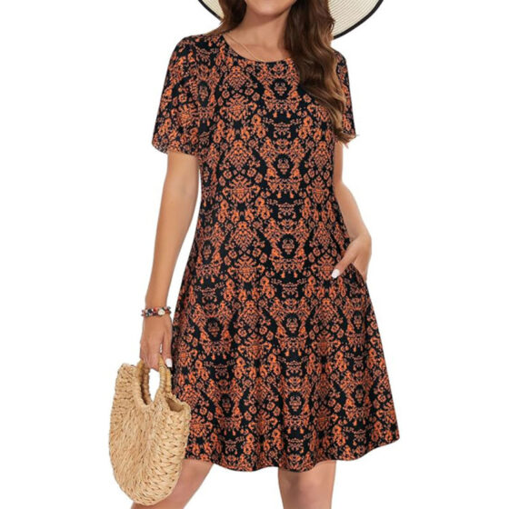 Amazon is selling a 'lightweight'  casual T-shirt dress for  that is 'perfect for warmer weather'